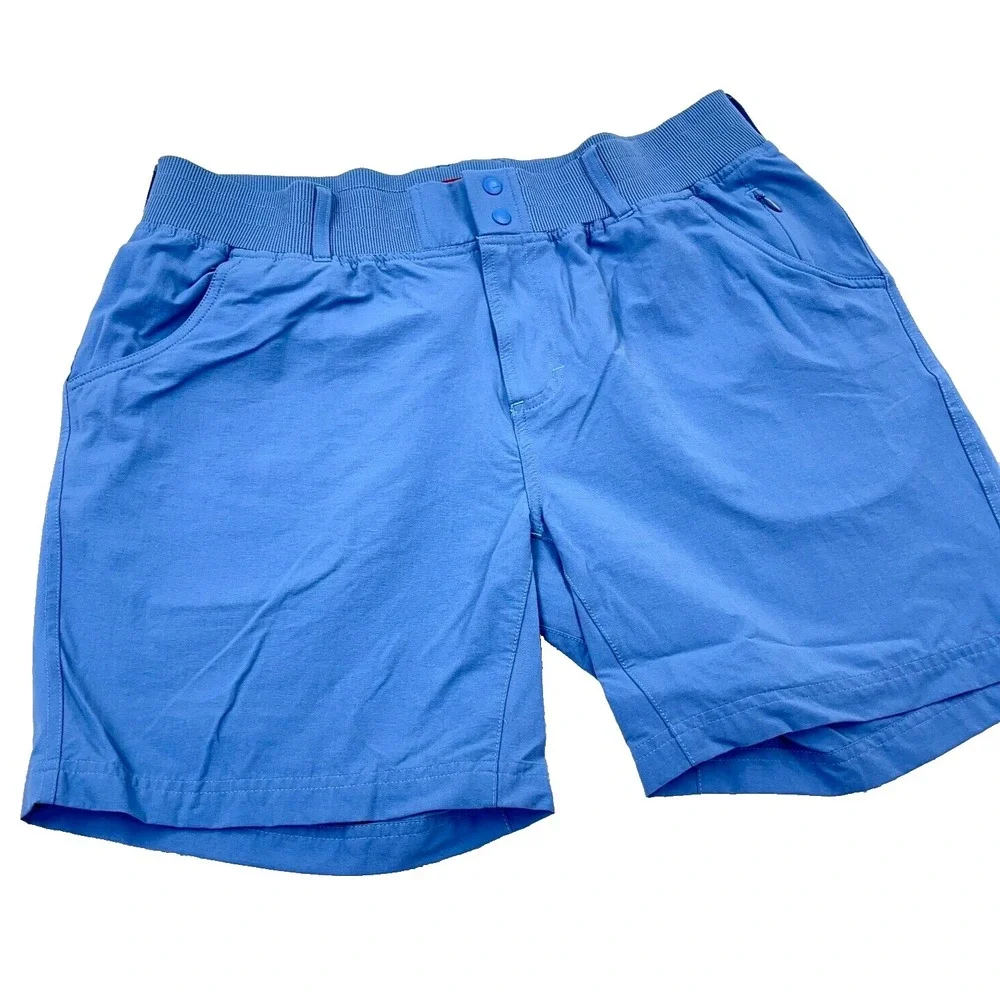 Simms Shorts Men Large 34 Blue Performance Fishing Nautical‎ Camp Adult